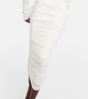 Sterling off-shoulder midi dress | Alex Perry