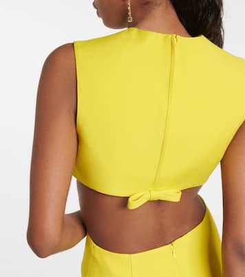 Cutout wool and silk minidress | Valentino
