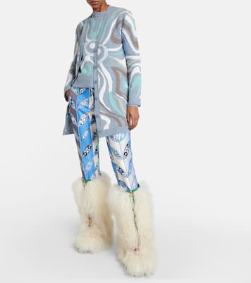 x Fusalp intarsia wool cardigan | Pucci