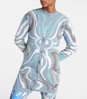x Fusalp intarsia wool cardigan | Pucci