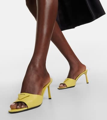 Pantoletten aus Leder | Prada