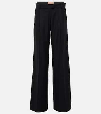 Low-Rise-Hose Conso aus Wolle | Aya Muse