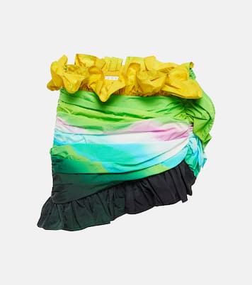 Ombré ruffled miniskirt | Area