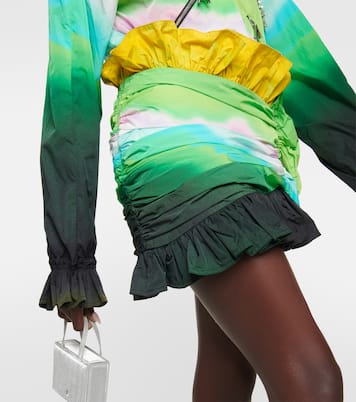 Ombré ruffled miniskirt | Area