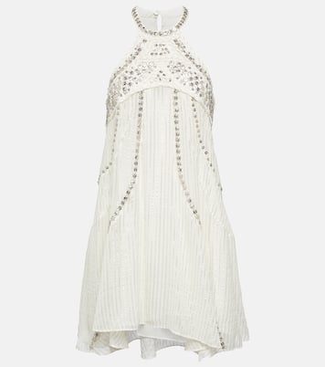 Orfra embellished silk-blend minidress | Isabel Marant