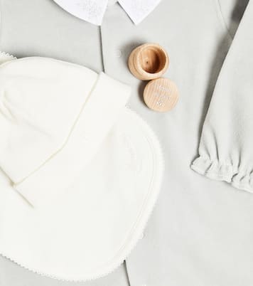 Baby Set aus Strampler, Mütze, Lätzchen und Milchzahndose | Bonpoint