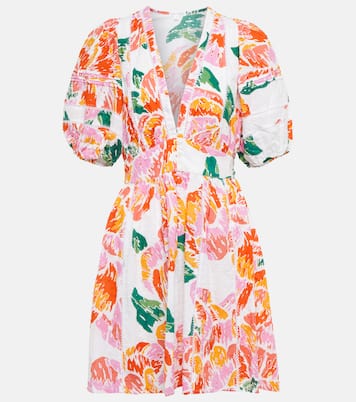 Reina printed cotton minidress | Poupette St Barth