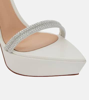 Cannes leather platform sandals | Gianvito Rossi