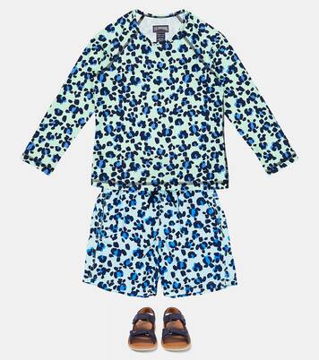 Bedruckter Rashguard-Badeanzug | Vilebrequin Kids