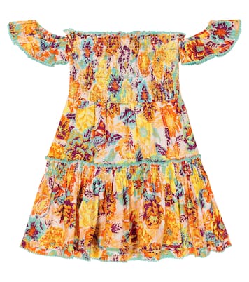 Aurora printed cotton dress | Poupette St Barth Kids