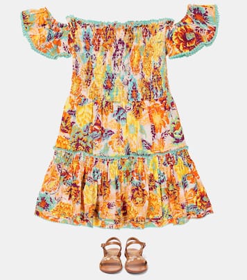 Aurora printed cotton dress | Poupette St Barth Kids