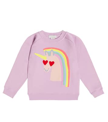 Felpa in cotone con stampa | Stella McCartney Kids