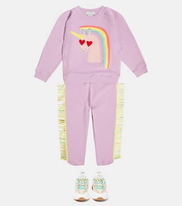 Felpa in cotone con stampa | Stella McCartney Kids