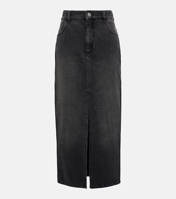 Jupe longue Vinea en jean | Isabel Marant