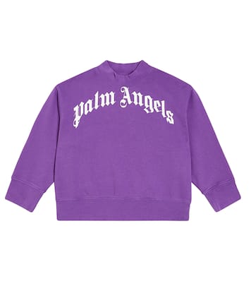 Felpa in cotone con logo | Palm Angels Kids