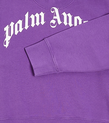 Felpa in cotone con logo | Palm Angels Kids