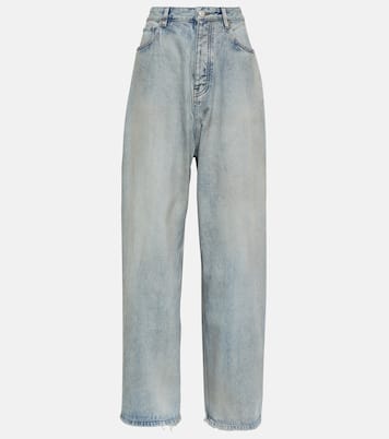 Jeans a gamba larga e vita media | Balenciaga
