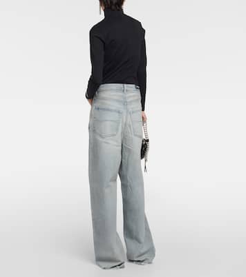 Jeans a gamba larga e vita media | Balenciaga