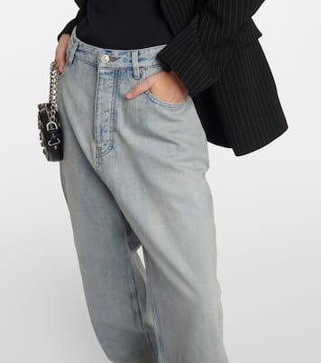 Jeans a gamba larga e vita media | Balenciaga