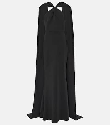 Robe Lilien aus Crêpe | Safiyaa