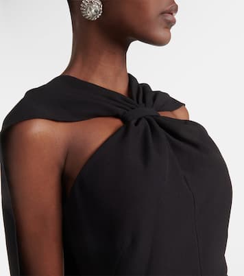 Robe Lilien aus Crêpe | Safiyaa