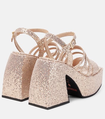 Bulla Chibi glitter platform sandals | Nodaleto