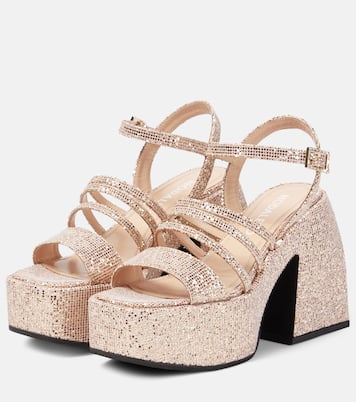 Bulla Chibi glitter platform sandals | Nodaleto