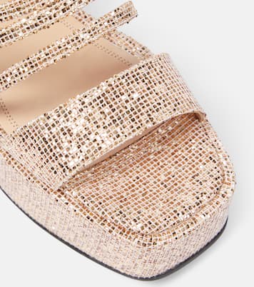 Bulla Chibi glitter platform sandals | Nodaleto