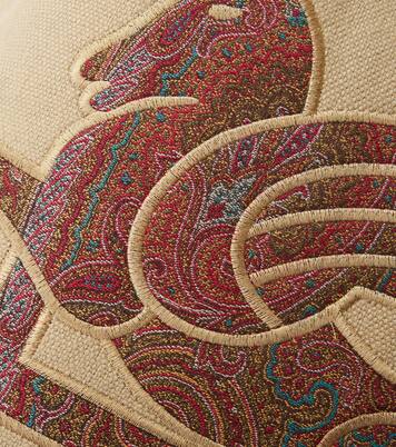 Coussin Pegaso en lin | Etro