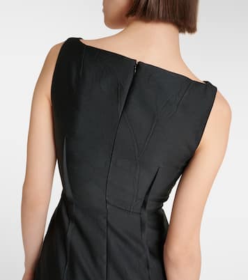 Abito midi Illyse con cut-out | Emilia Wickstead