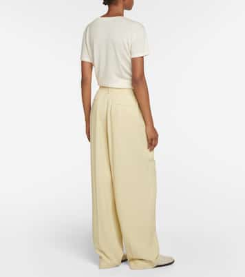Pantalon ample Tor en crêpe | The Row