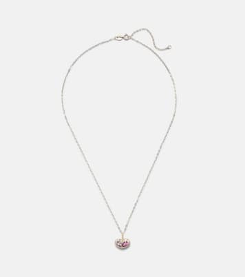 Collana in oro 10kt con ametista e topazio | Stone and Strand