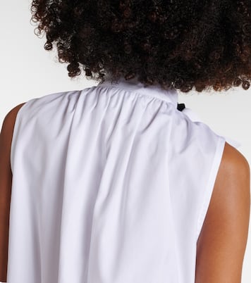 Vestido midi de popelín con lazo | Noir Kei Ninomiya