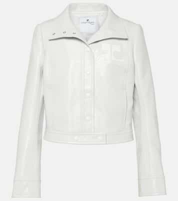 Chaqueta Iconic de vinilo con logo | Courrèges