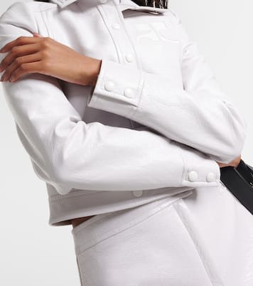 Chaqueta Iconic de vinilo con logo | Courrèges