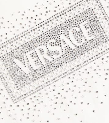 T-shirt in jersey di cotone con logo | Versace Kids