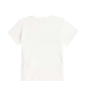 T-shirt in jersey di cotone con logo | Versace Kids