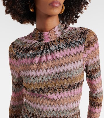 Abito lungo a zig-zag con cut-out | Missoni
