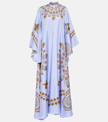 Caftano Magnifico in twill di seta | La DoubleJ
