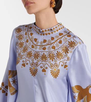 Caftano Magnifico in twill di seta | La DoubleJ