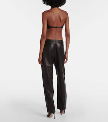 Pantaloni regular in pelle | The Sei