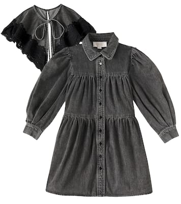 Abito lungo in chambray di cotone | Petite Amalie  