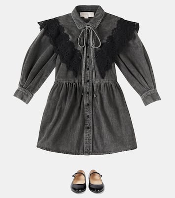 Abito lungo in chambray di cotone | Petite Amalie  