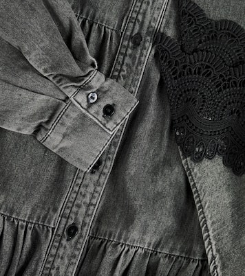 Abito lungo in chambray di cotone | Petite Amalie  