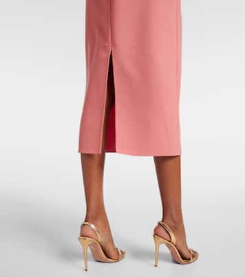 Abito midi in misto lana | Oscar de la Renta