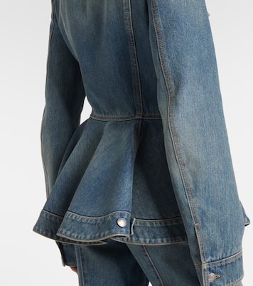 Giacca di jeans con velluto a coste | McQueen
