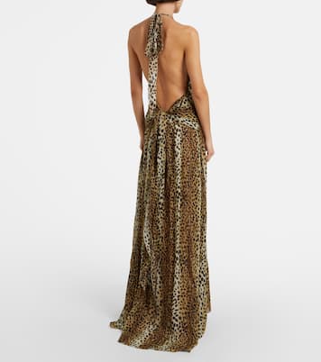 Georg leopard-print maxi dress | Blumarine