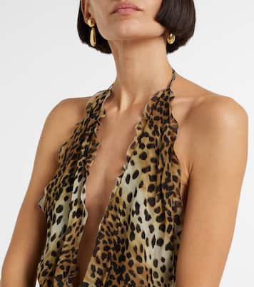 Georg leopard-print maxi dress | Blumarine