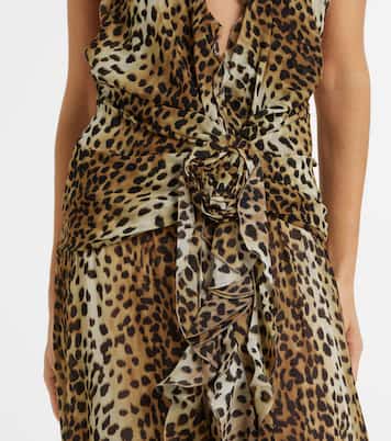 Georg leopard-print maxi dress | Blumarine