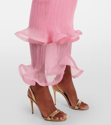 Robe midi Daniella à volants | Simkhai